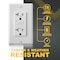 Faith Self-Test 20A TR WR GFCI Outlet Receptacle with Wall Plate, White GLS-20ATRWR-WH - alternate 6